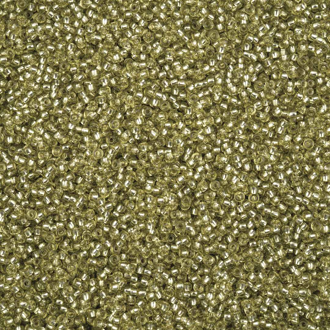 Open in modal - John Bead Solgel Czech Seed Beads - S/L, Avocado, 23 g vial
