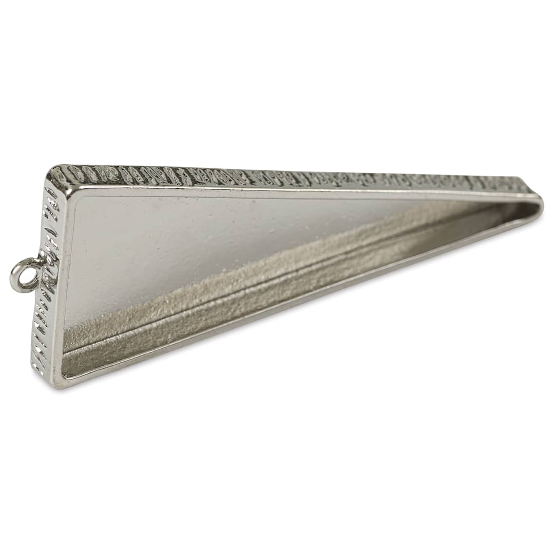 Open in modal - Ranger Ice Industrial Bezel - Triangle, Sterling Silver, 6.3 cm x 2.3 cm