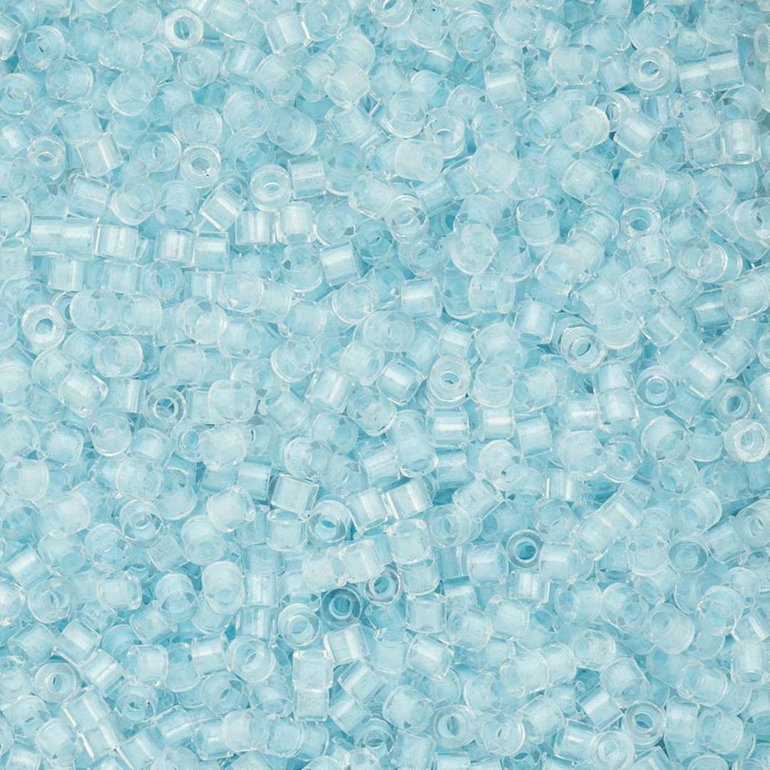 Open in modal - John Bead Cylin 11/0 Glow in the Dark Cylindrical Seed Beads - Sky, 25g