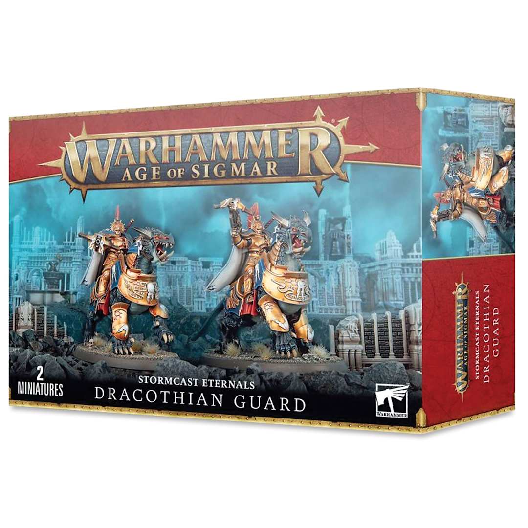 Open in modal - Warhammer Age of Sigmar Stormcast Eternals Dracothian Guard, packaging