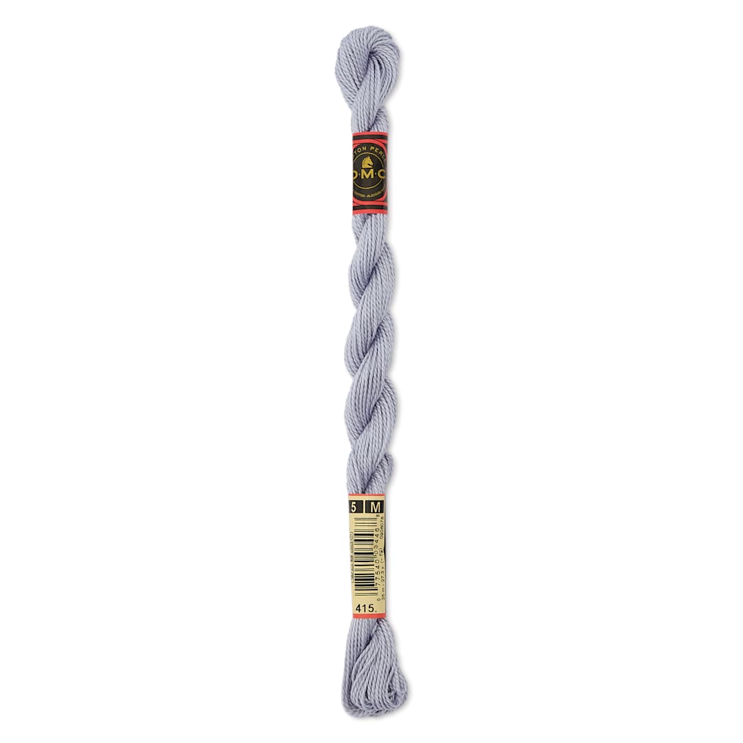 Open in modal - DMC Pearl Cotton Thread - 415 Pearl Gray, Size 5
