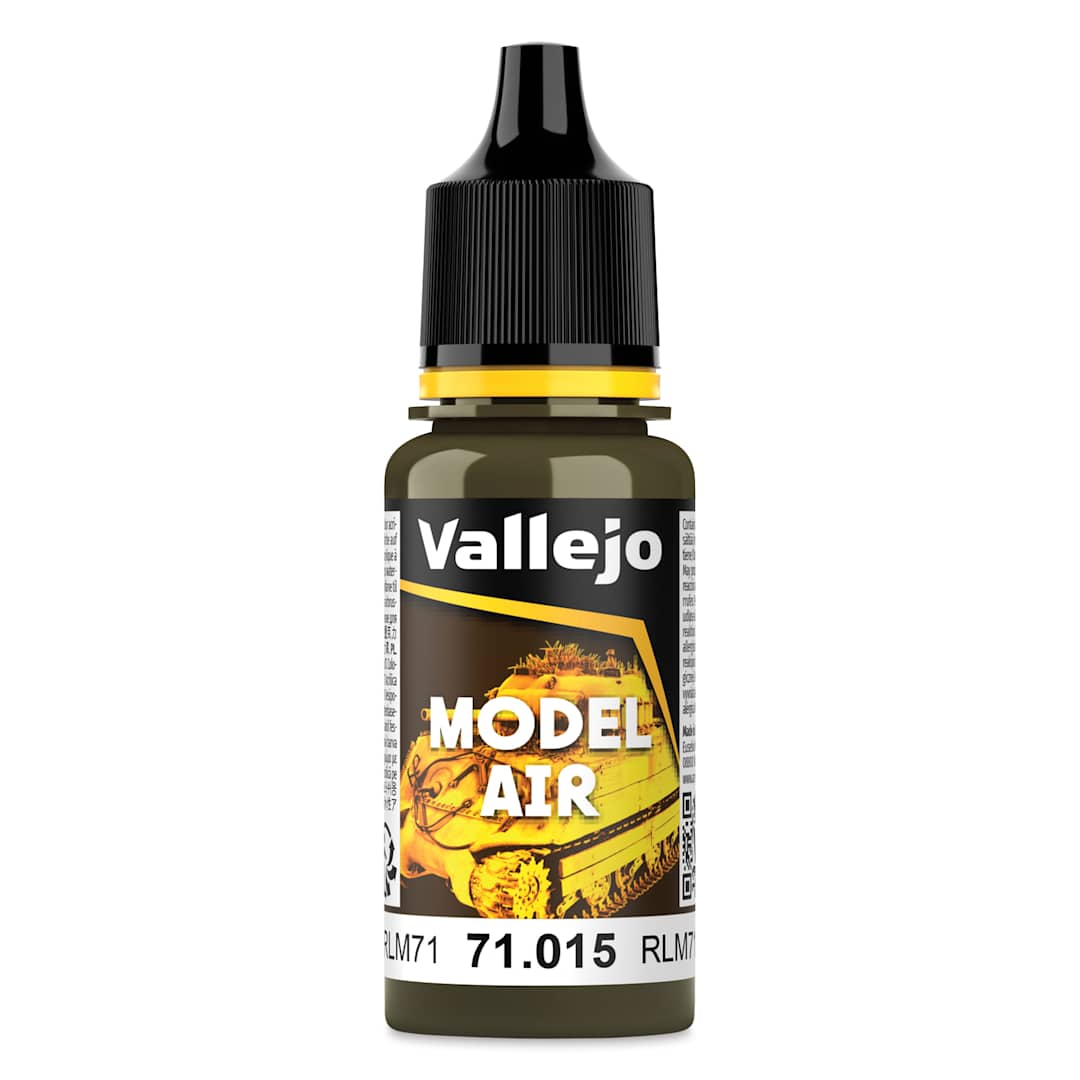 Open in modal - Vallejo Model Air Acrylic Paint - Dark Green RLM71, 18 ml