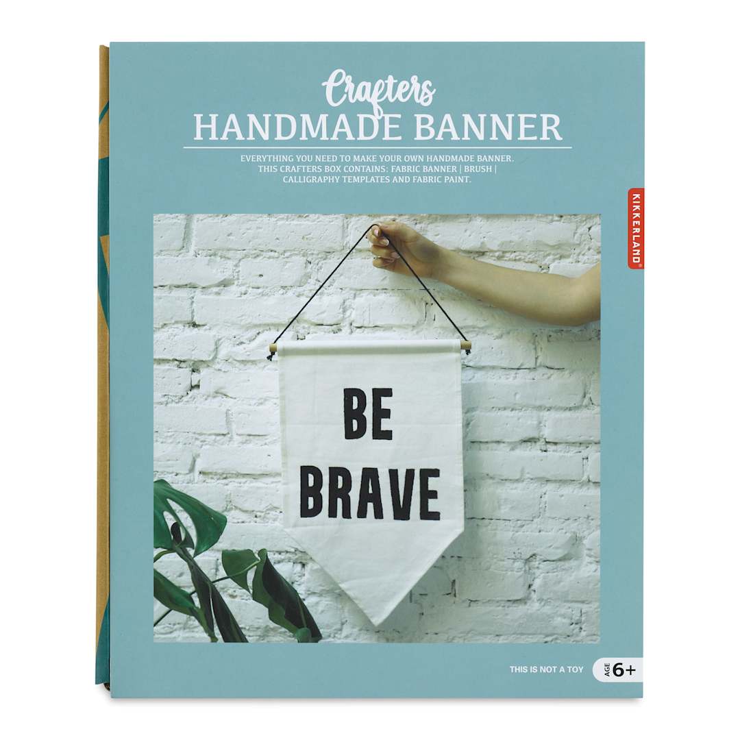 Open in modal - Kikkerland Crafters Handmade Banner Kit (Front of package)