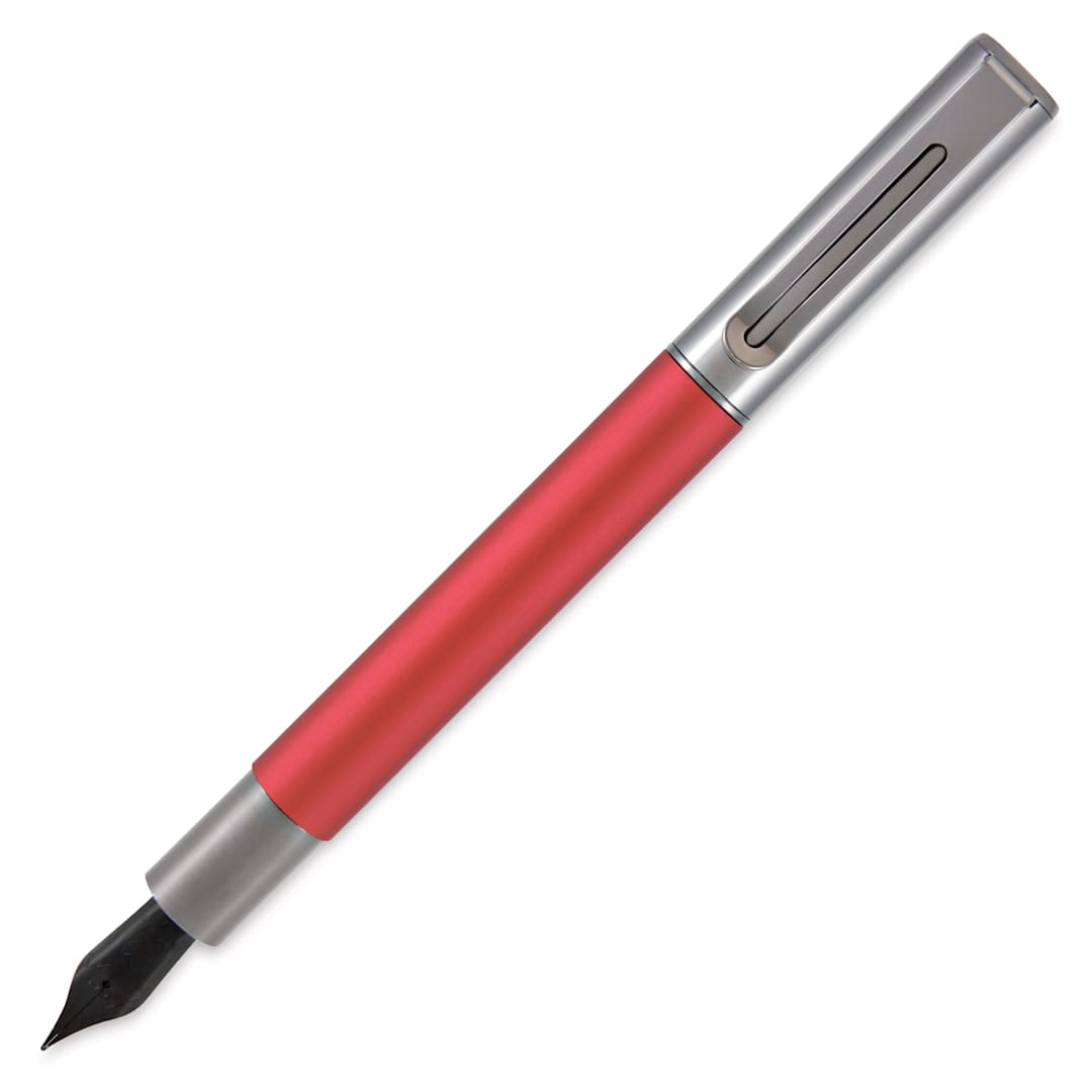 Open in modal - Monteverde Ritma Stub Fountain Pen - Red (image may depict a different nib style)