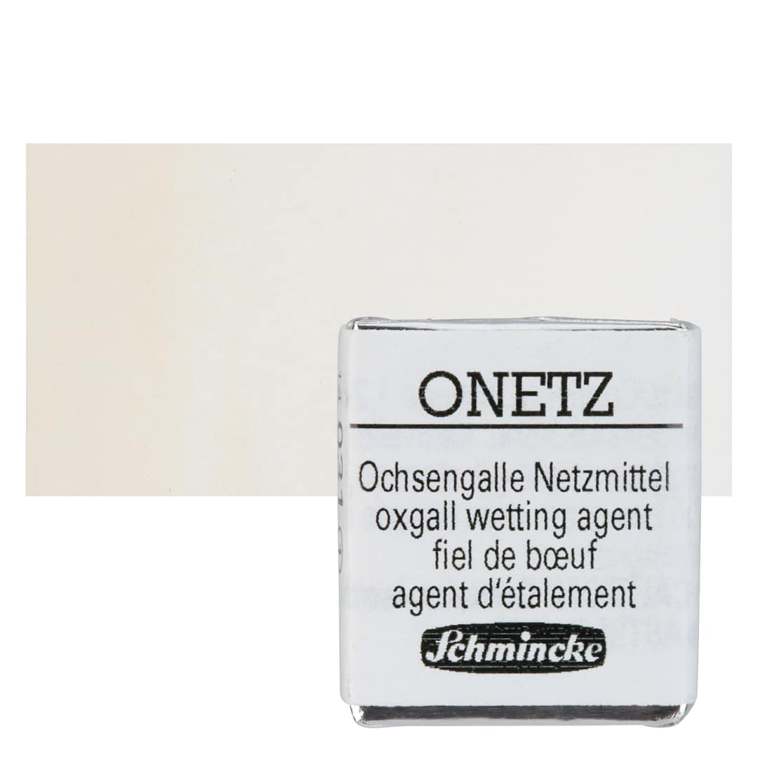 Open in modal - Schmincke Horadam Onetz Oxgall Wetting Agent - Half Pan and swatch