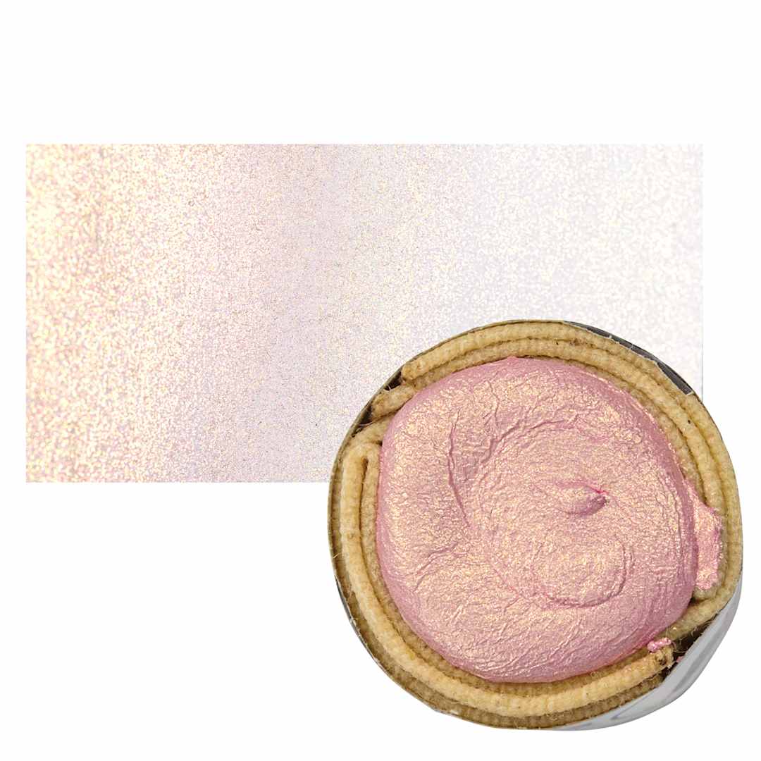 Open in modal - Beam Paints Watercolor Paintstone - Fireweed stone and swatch