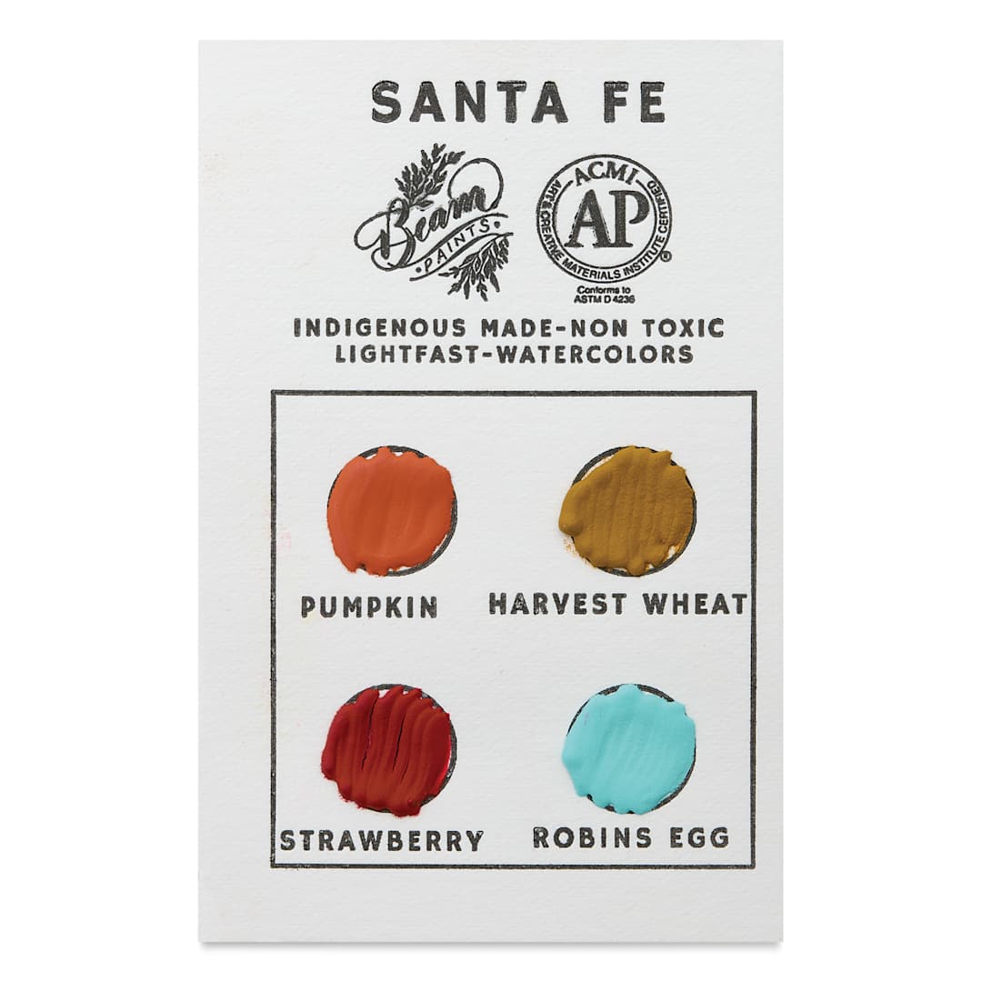 Open in modal - Beam Watercolor Travel Dot Card - 4 Colors, Santa Fe