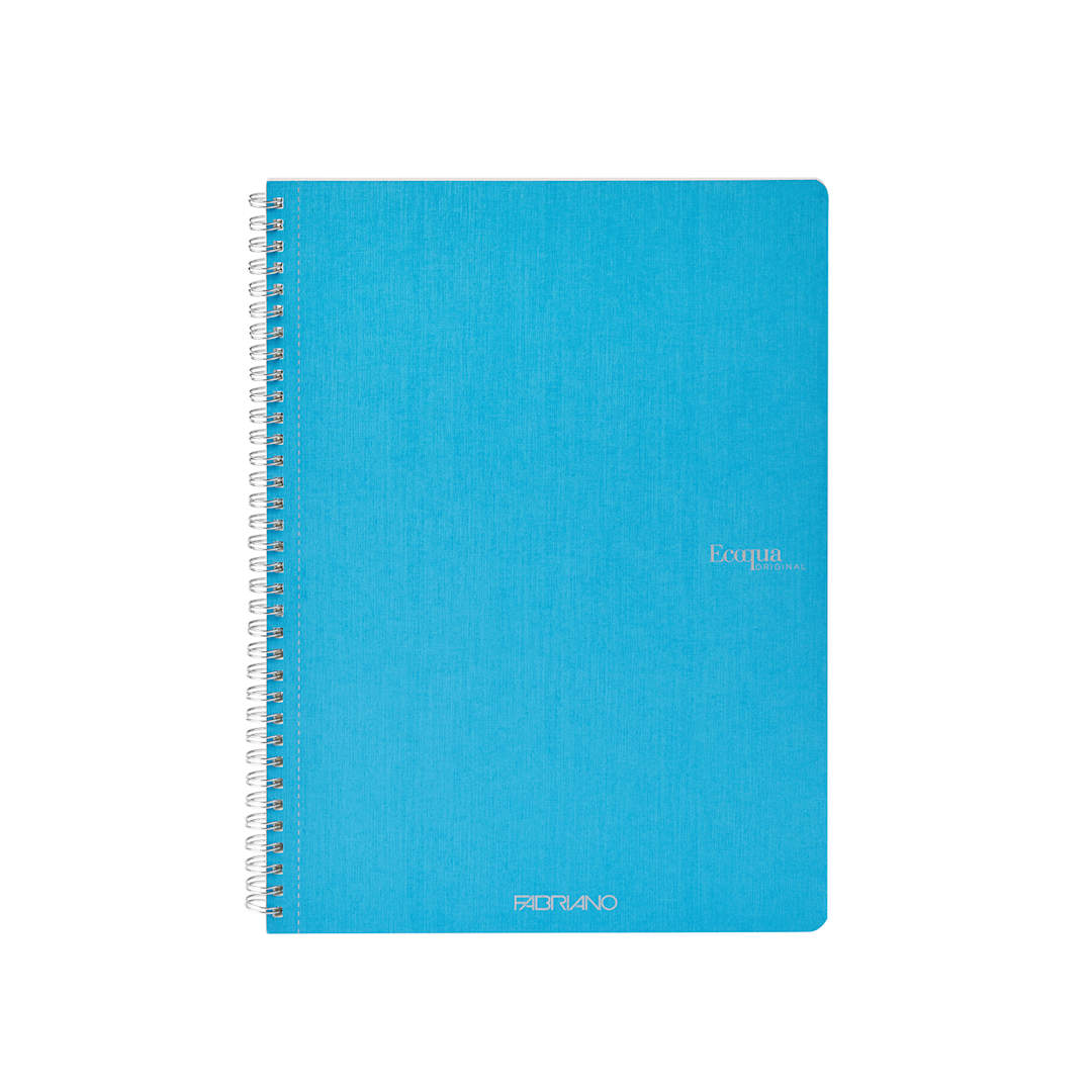 Open in modal - Fabriano Eco Qua Spiral Blank Turquoise - 70 Shts./Bk.