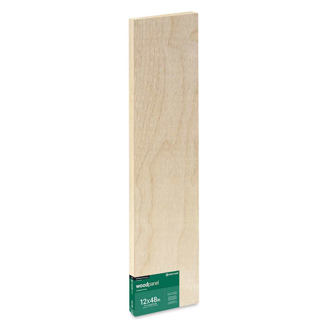 Open in modal - Ampersand Woodpanel - 12" x 48", 1-1/2" Cradle