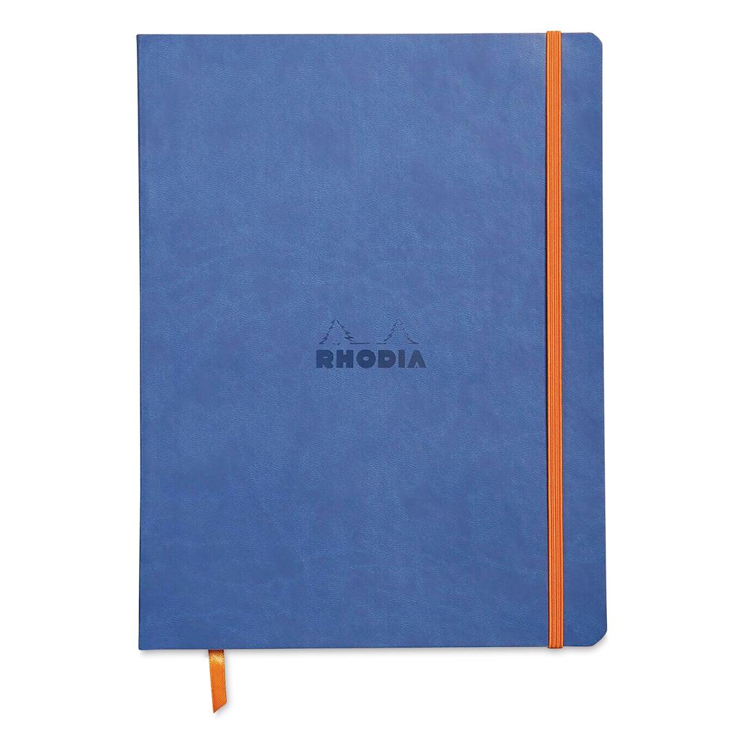 Open in modal - Rhodia Rhodiarama Softcover Notebook - 7-1/2" x 9-7/8", Sapphire, Dot Grid