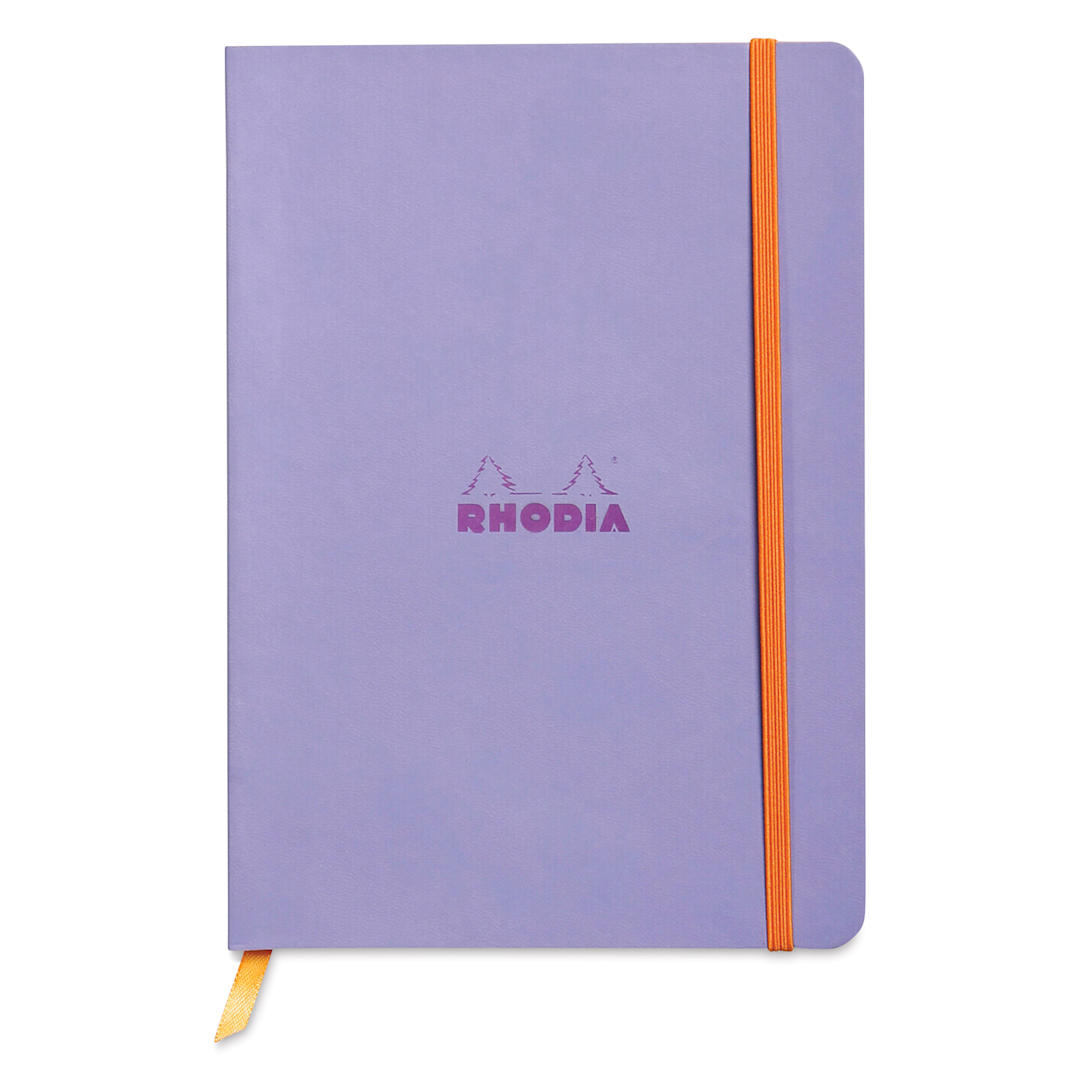 Open in modal - Rhodia Rhodiarama Softcover Notebook - A5, Iris, Dot Grid