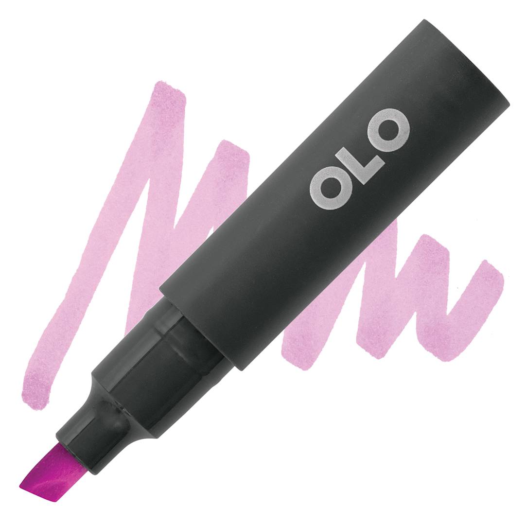 Open in modal - Olo Chisel-Tip Half Marker - V2.3 Beautyberry marker and swatch