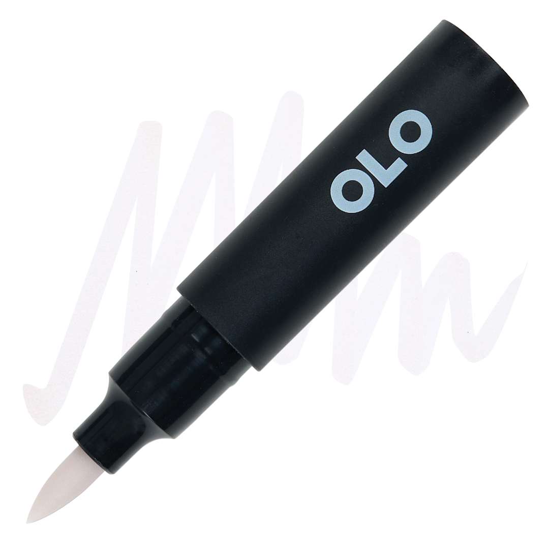 Open in modal - Olo Brush-Tip Half-Marker - CG0 Cool Gray 0 marker and swatch