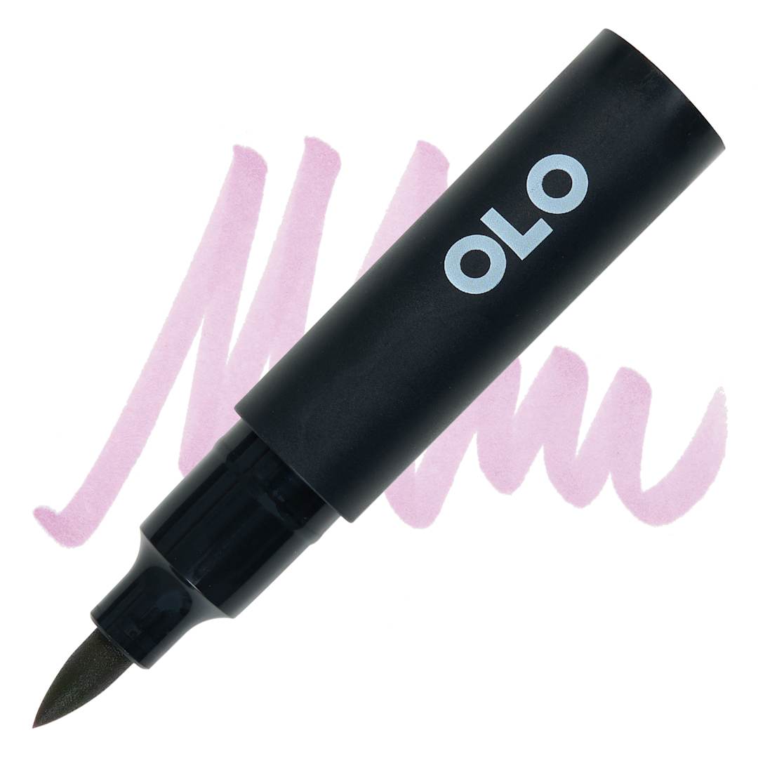Open in modal - Olo Brush-Tip Half Marker -  V4.3 Chive Blossoms marker and swatch