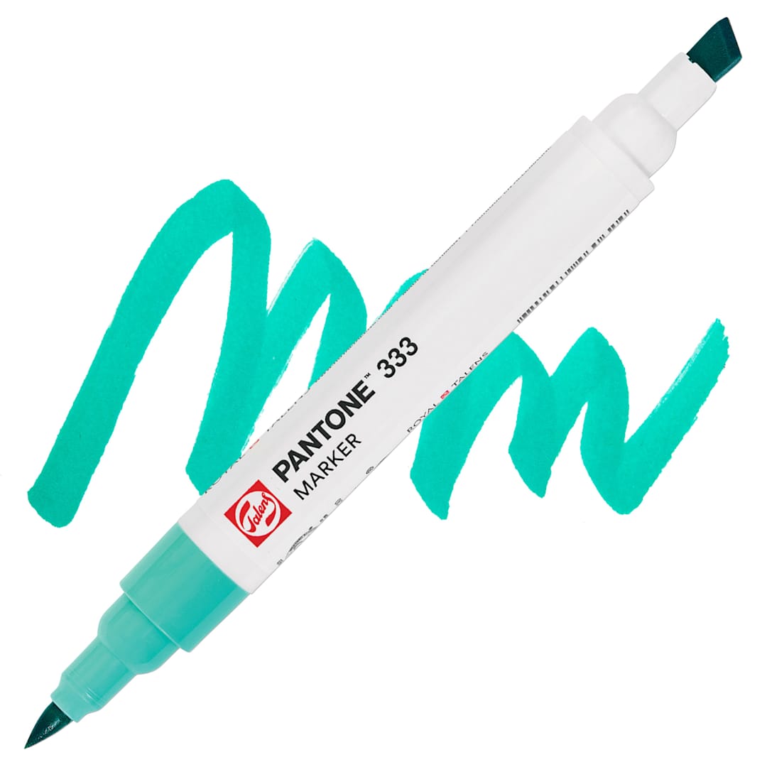 Open in modal - Pantone Dual Tip Marker - 333, swatch and marker