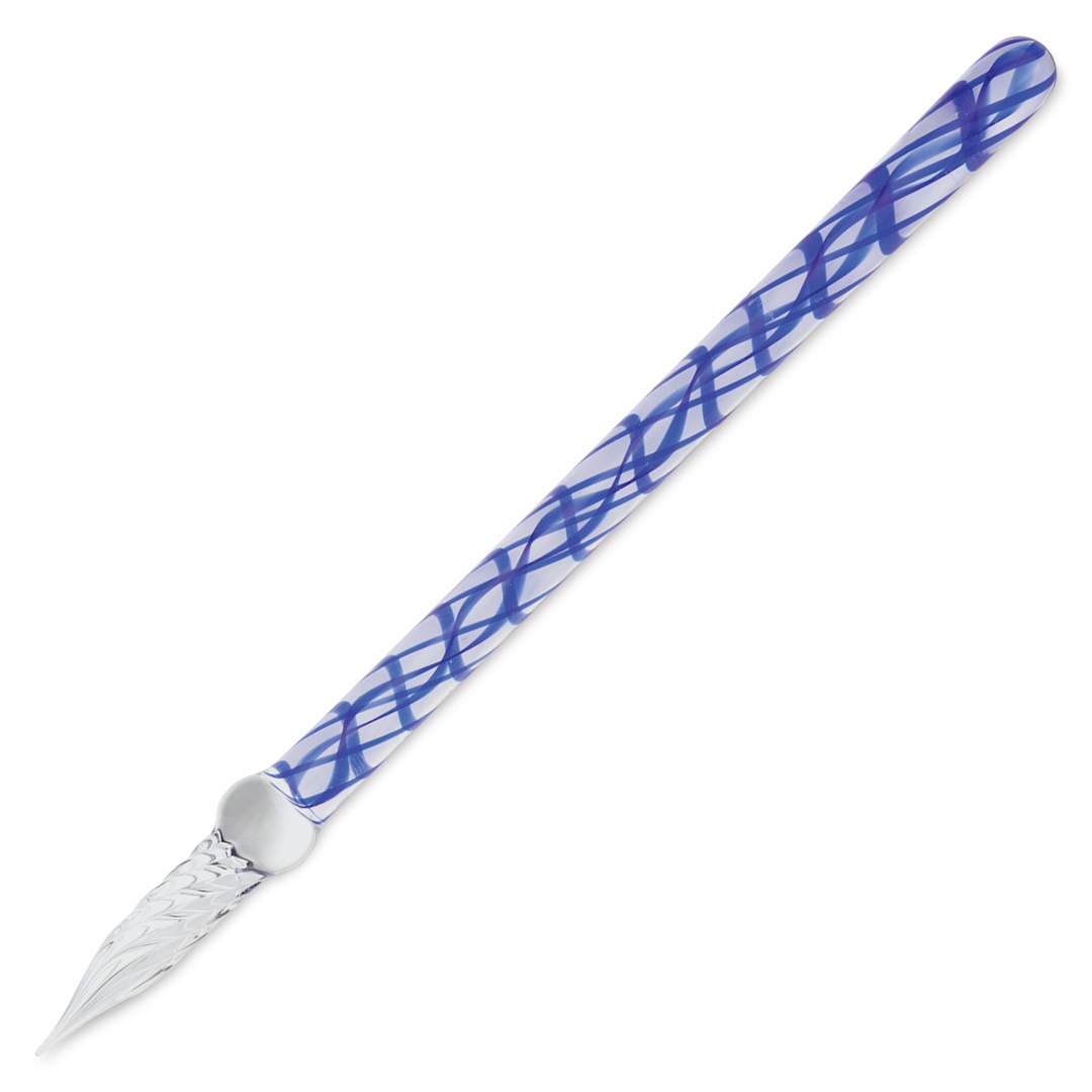 Open in modal - Herbin Straight Glass Dip Pen - Sapphire Blue