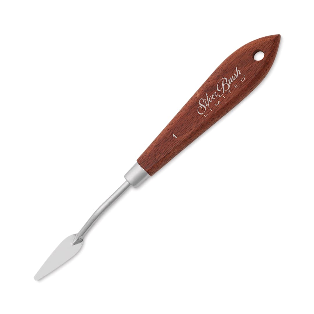 Open in modal - Silver Brush Palette Knife - #1