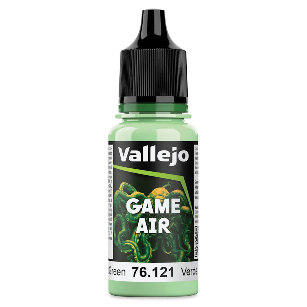 Open in modal - Vallejo Game Air Acrylic Airbrush Paint - Ghost Green, 18 ml Bottle