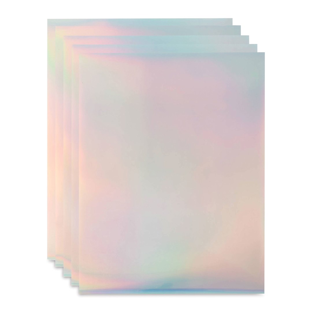 Open in modal - Cricut Printable Vinyl - Silver, 8-1/2" x 11", Pkg of 10