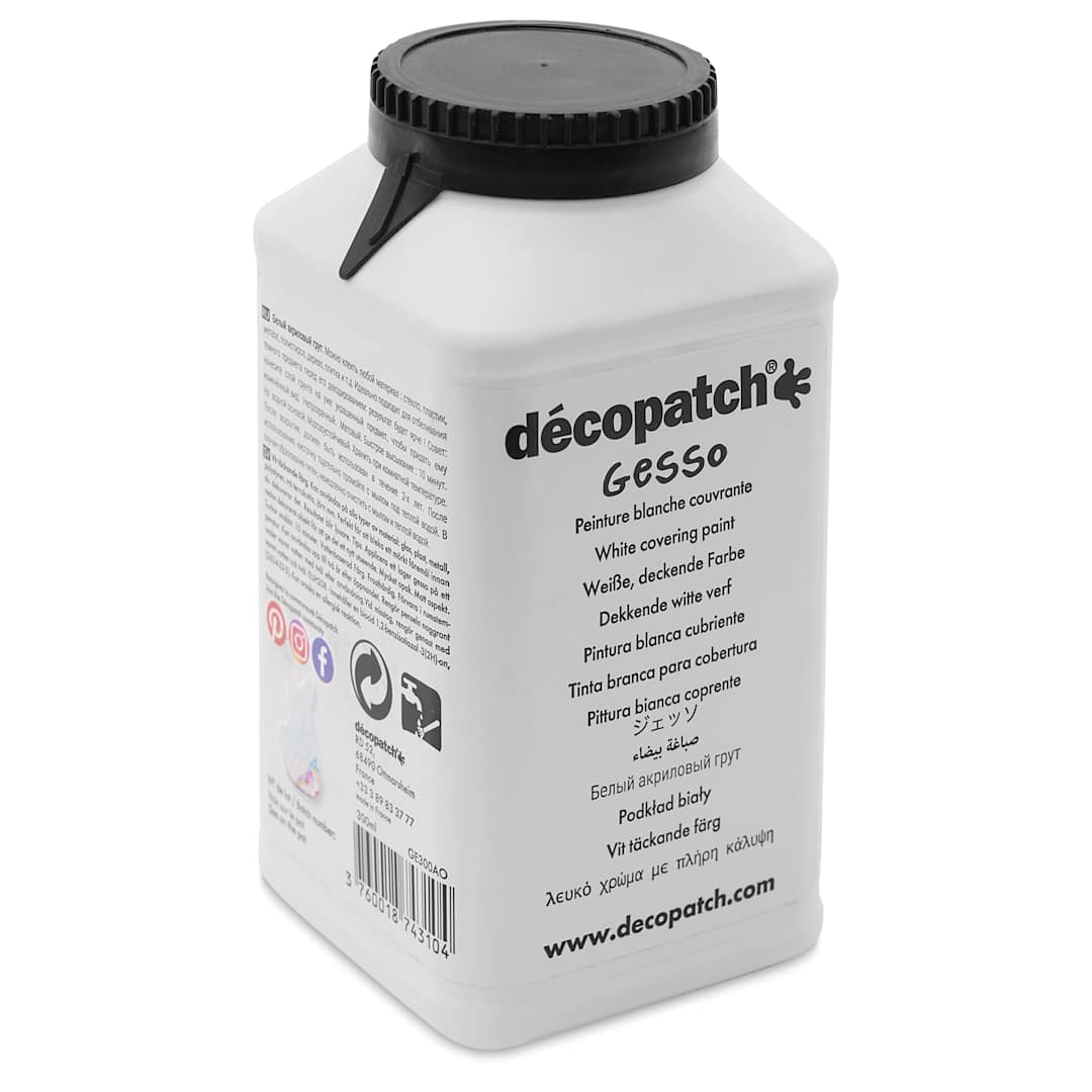 Open in modal - Decopatch Gesso Primer Paint - 10 oz