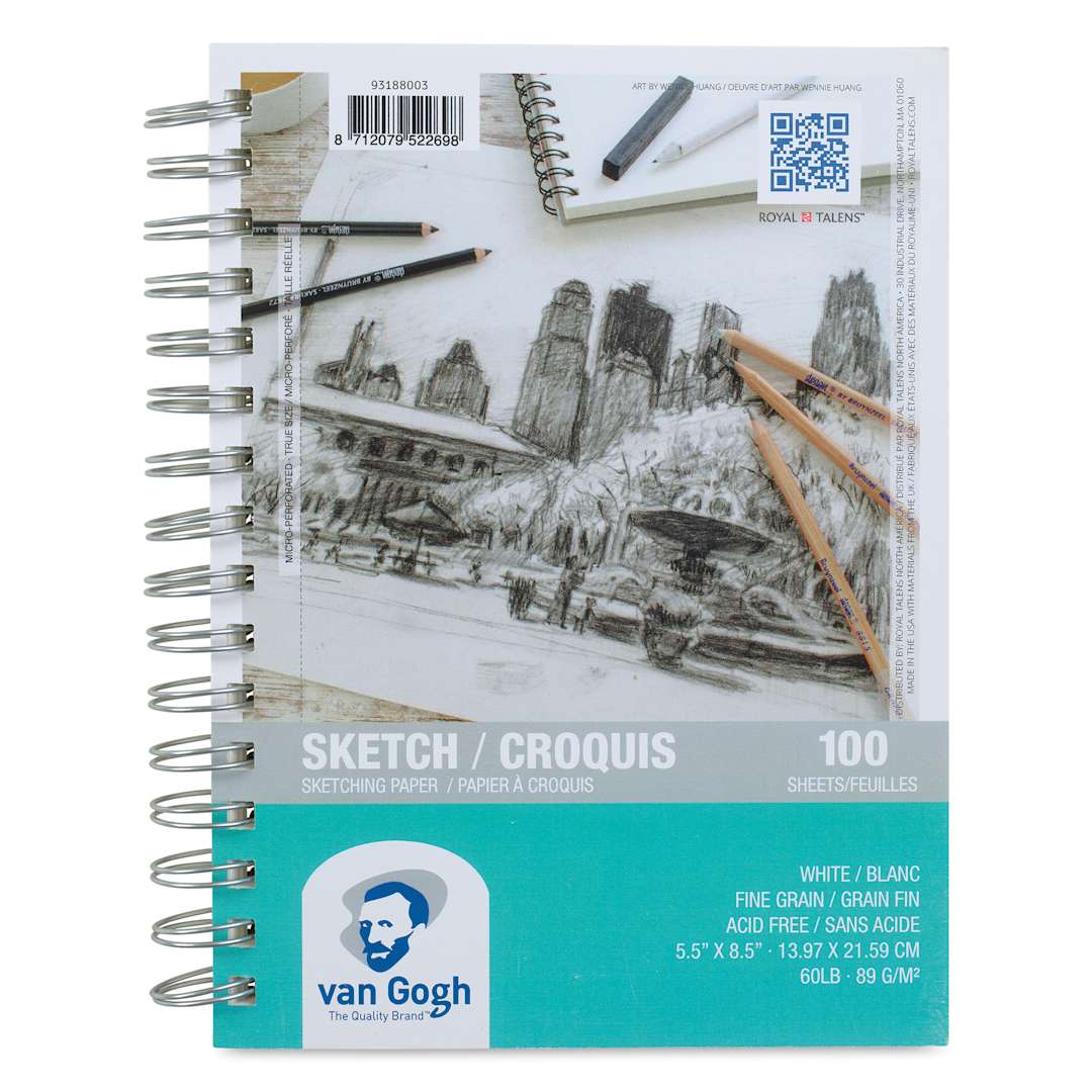 Open in modal - Van Gogh Sketch Pad - 5-1/2" x 8-1/2", front cover