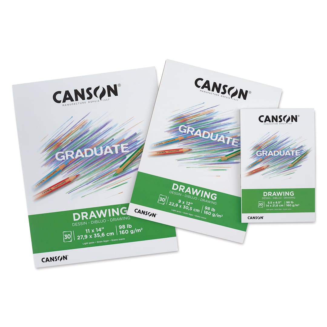 Open in modal - Canson Graduate Drawing Pads, various sizes