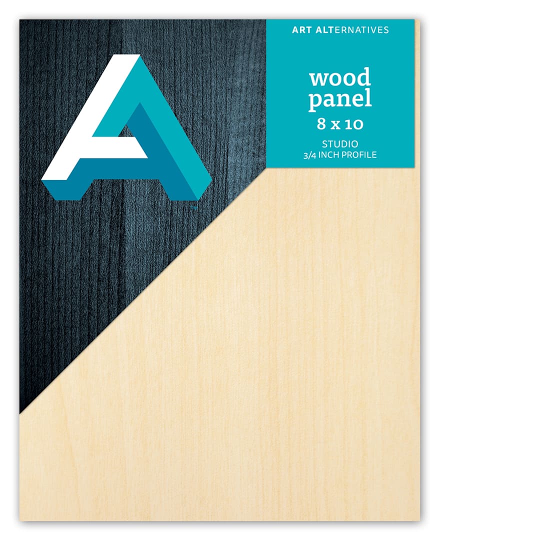 Open in modal - Art Alternatives Classic Wood Panel, Studio, .75 in Profile, 8 in x 10 in