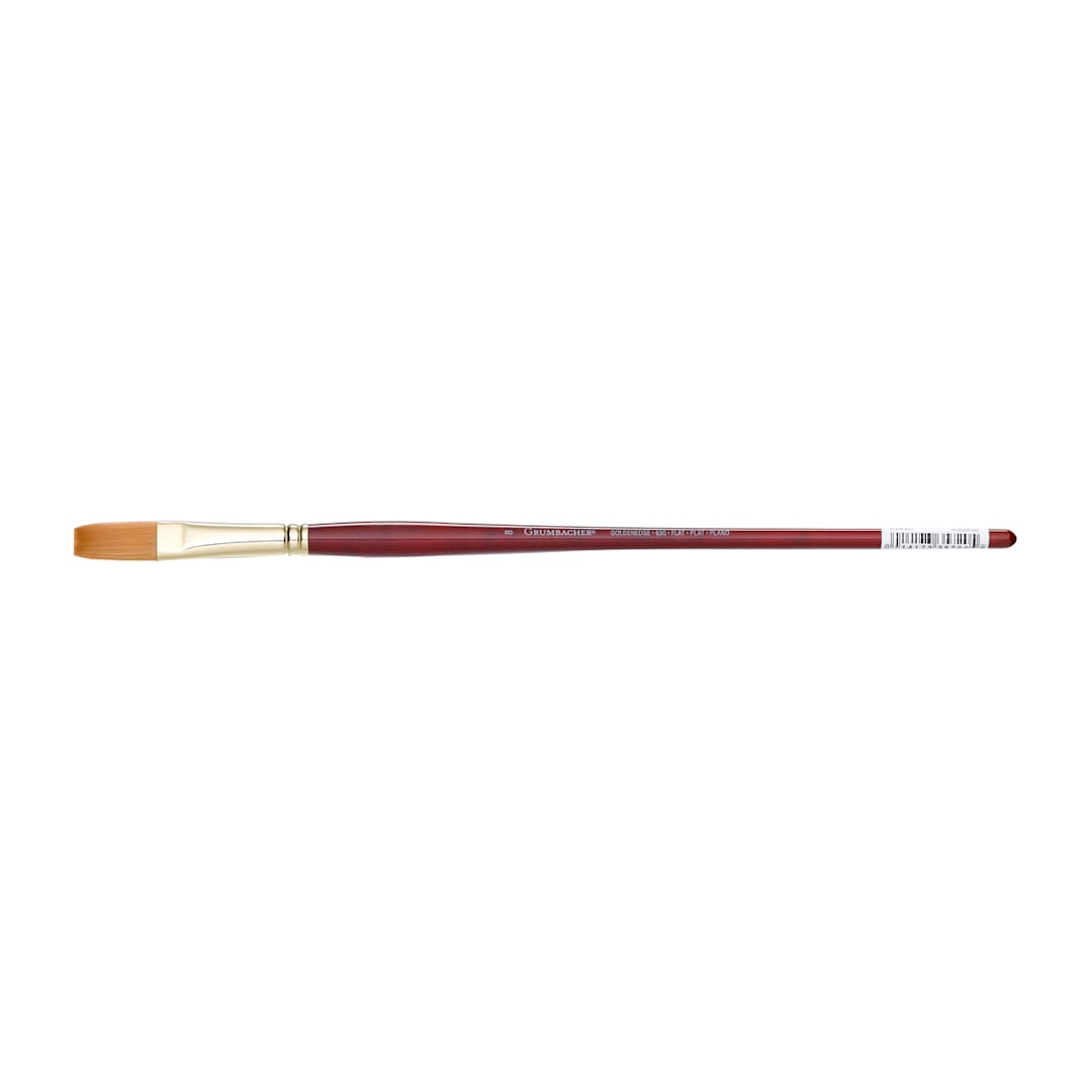 Open in modal - Grumbacher Golden Edge Acrylic Brush, Flat, 8