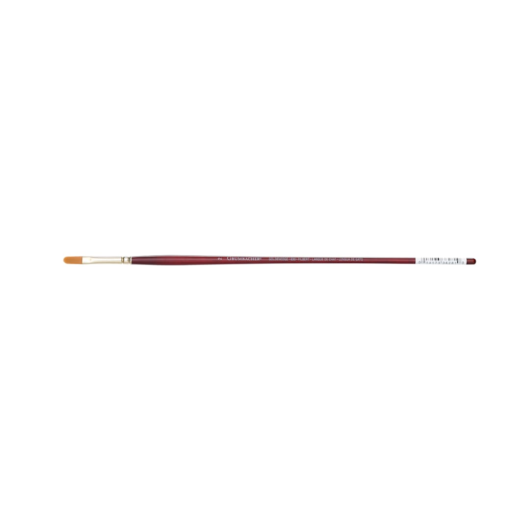 Open in modal - Grumbacher Golden Edge Acrylic Brush, Filbert, 2
