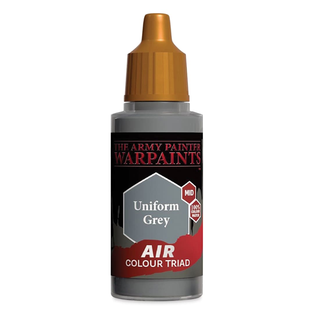 Open in modal - The Army Painter Warpaints Air Acrylic Airbrush Paint - Uniform Gray, 18 ml bottle
