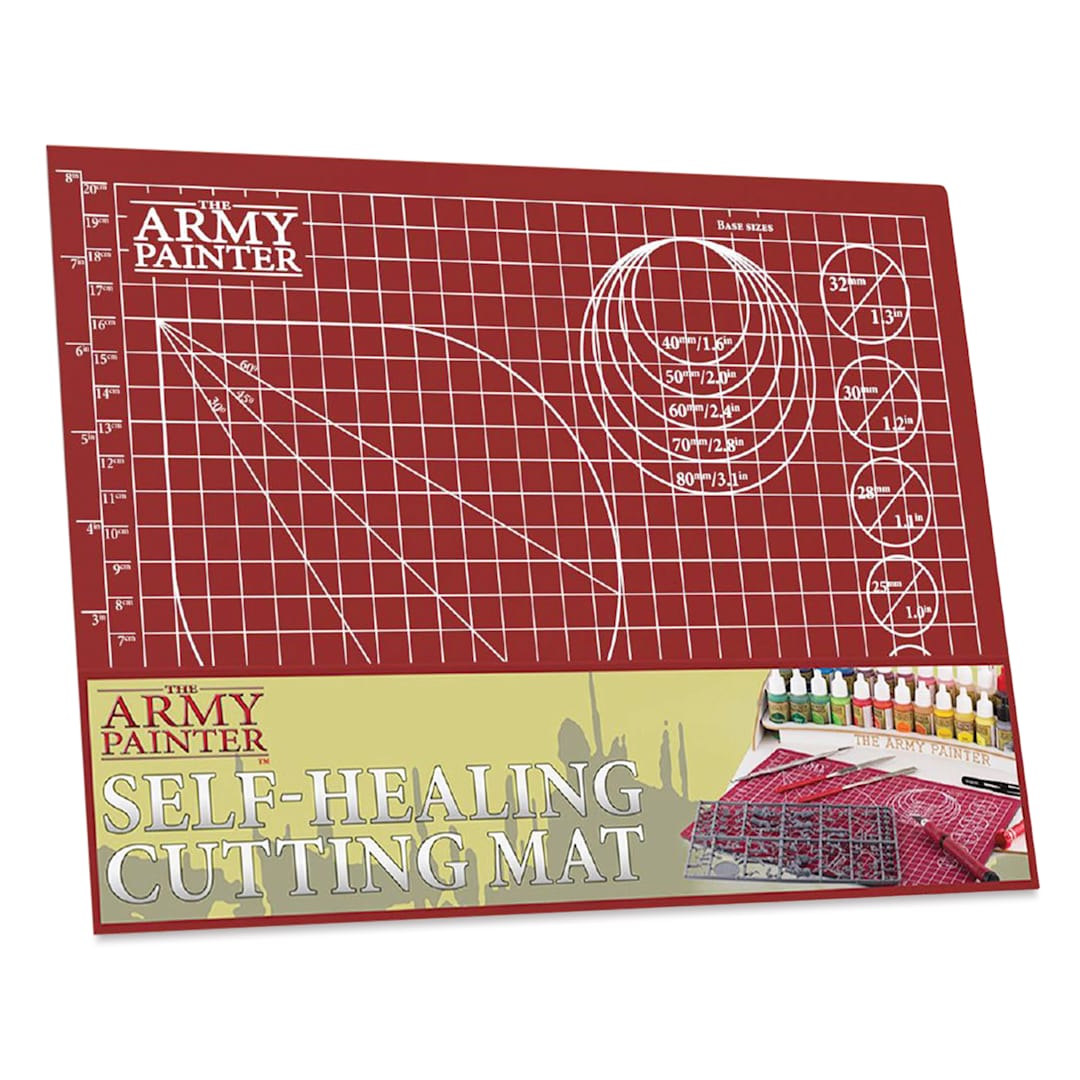Open in modal - The Army Painter Self-Healing Cutting Mat, front of packaging