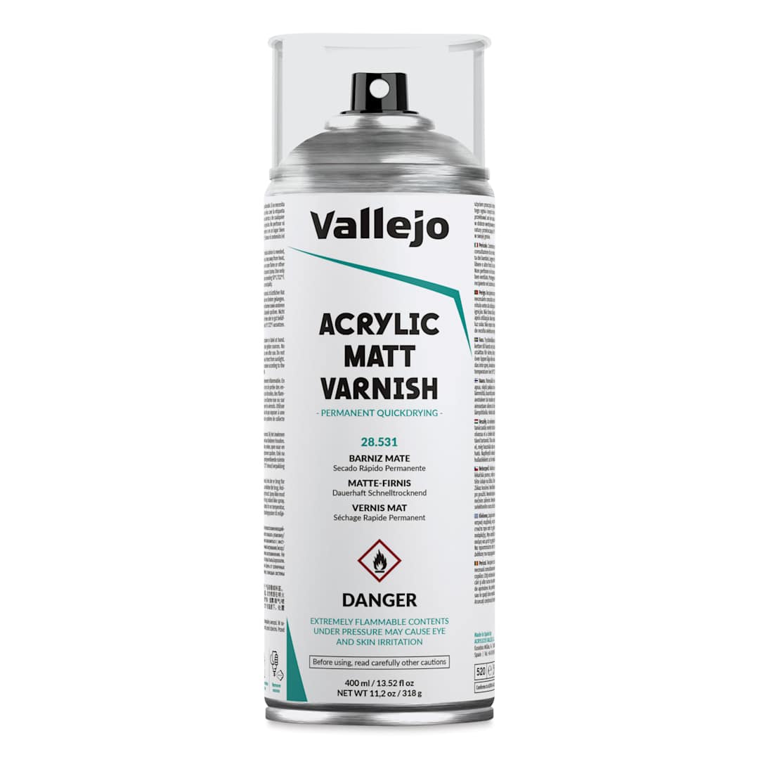 Open in modal - Vallejo Acrylic Spray Varnish - Matte, 400 ml