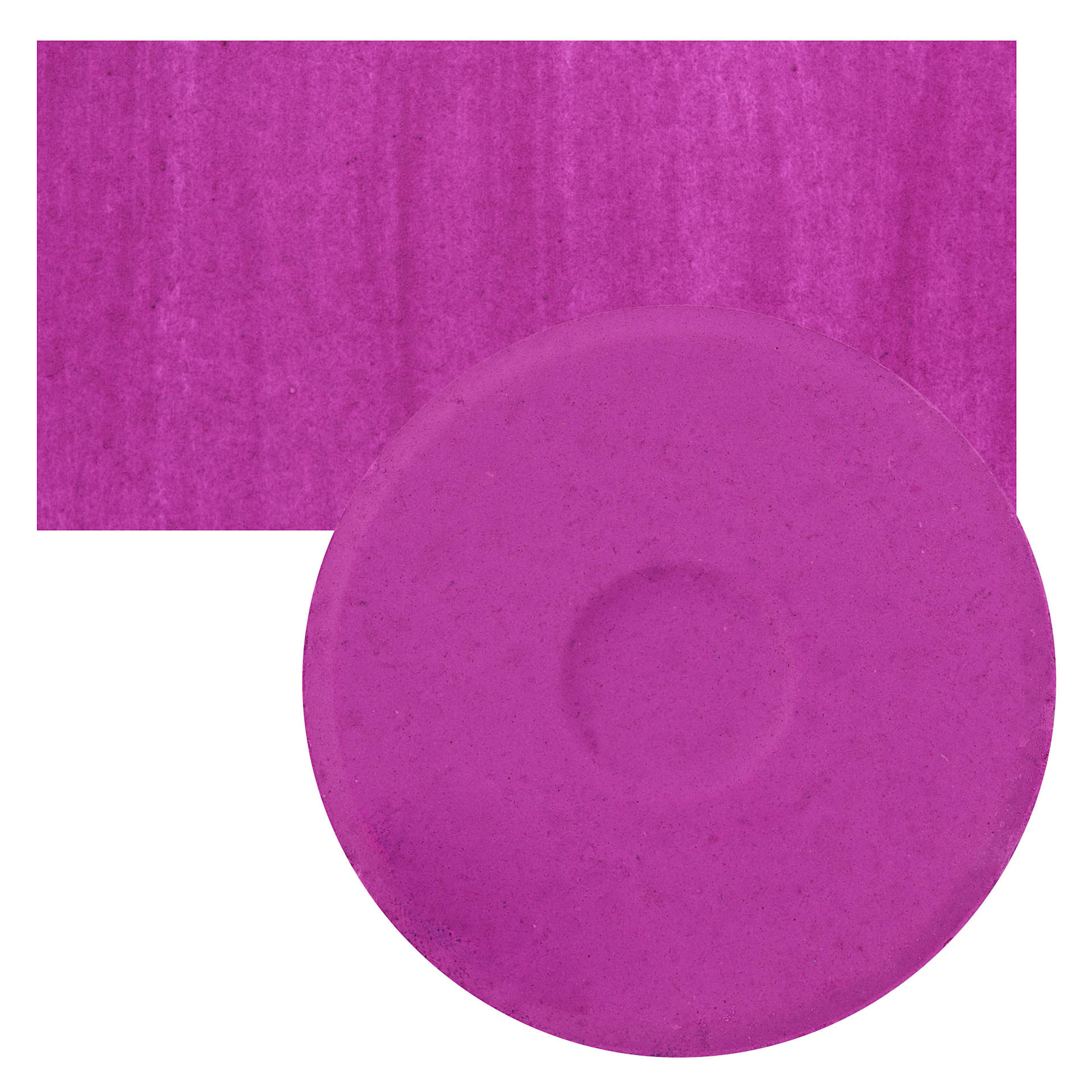 Blick Essentials Tempera Cake - Purple, Large cake and swatch