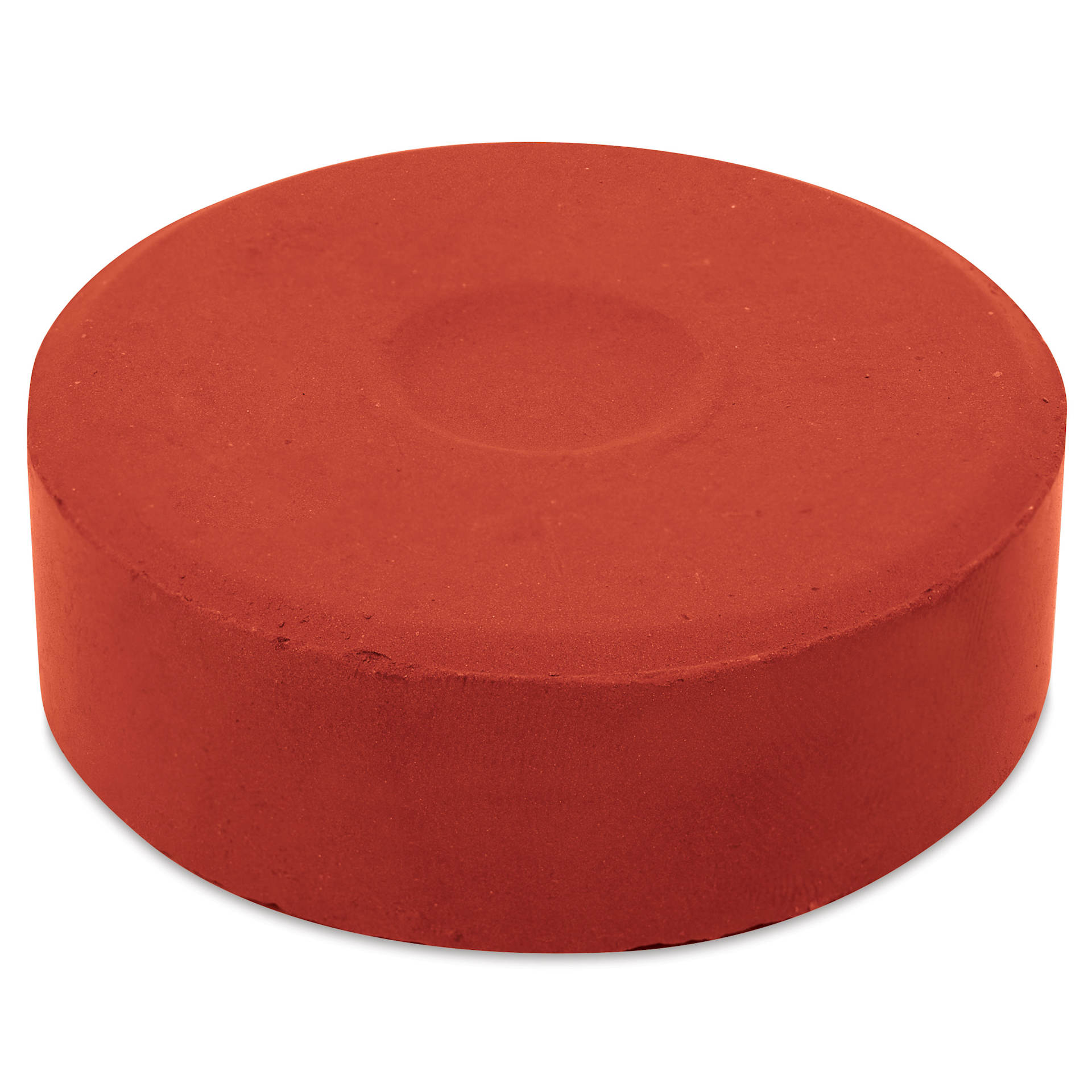Side view of the Large Burnt Sienna Blick Essentials Tempera Cake