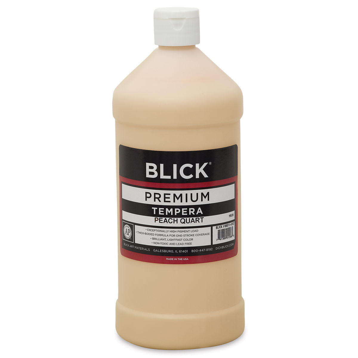 Blick Premium Grade Tempera - Peach, Quart Blick Premium Grade Tempera - Peach, Quart
