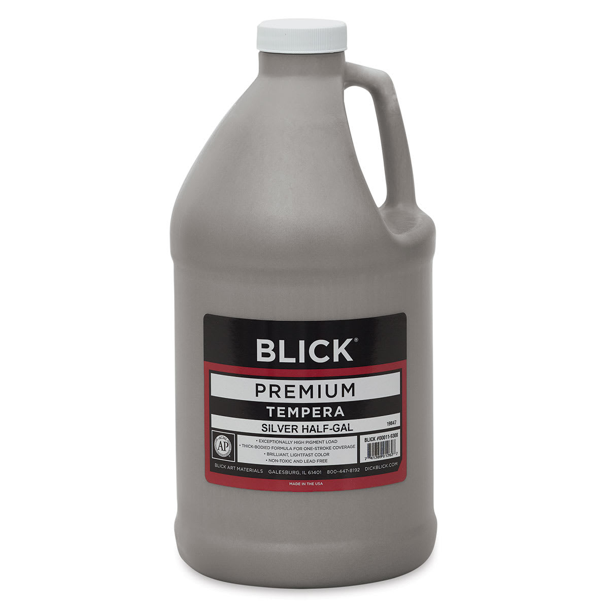 Blick Premium Grade Tempera - Silver, Half Gallon