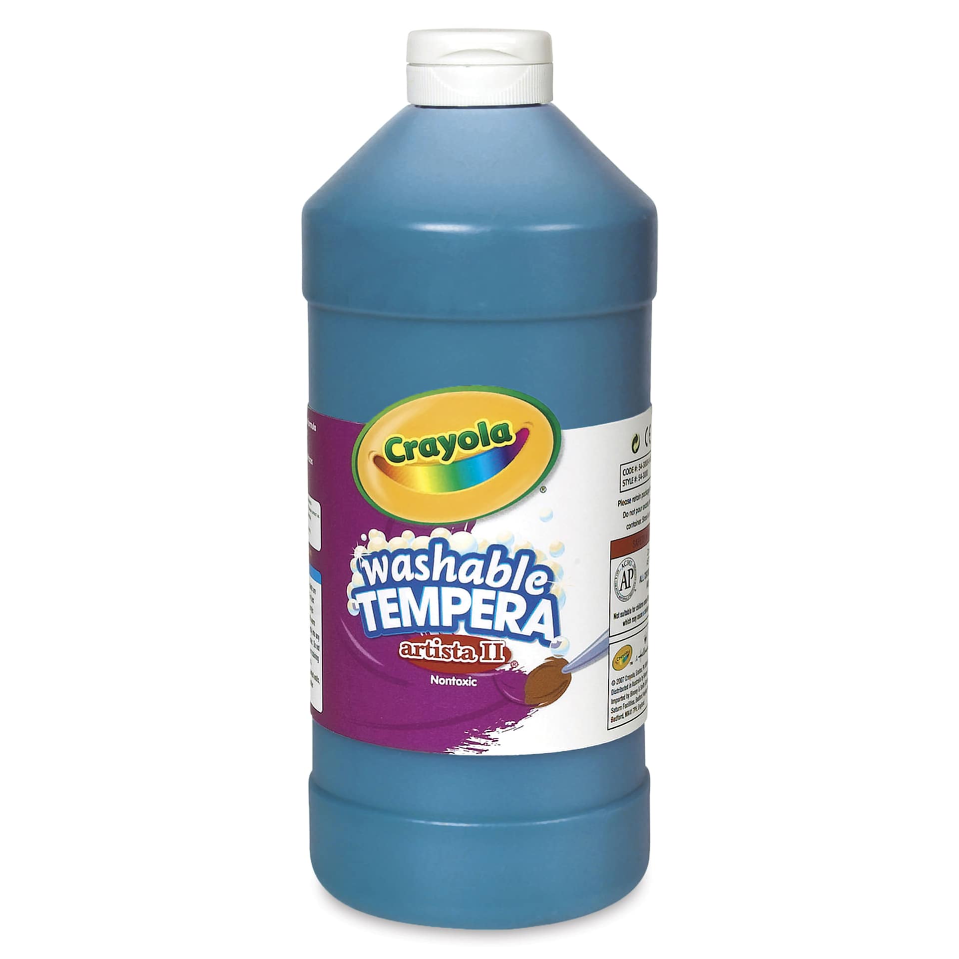 Crayola Artista II Liquid Washable Tempera - Turquoise, 32 oz bottle Crayola Artista II Liquid Washable Tempera - Turquoise, 32 oz bottle