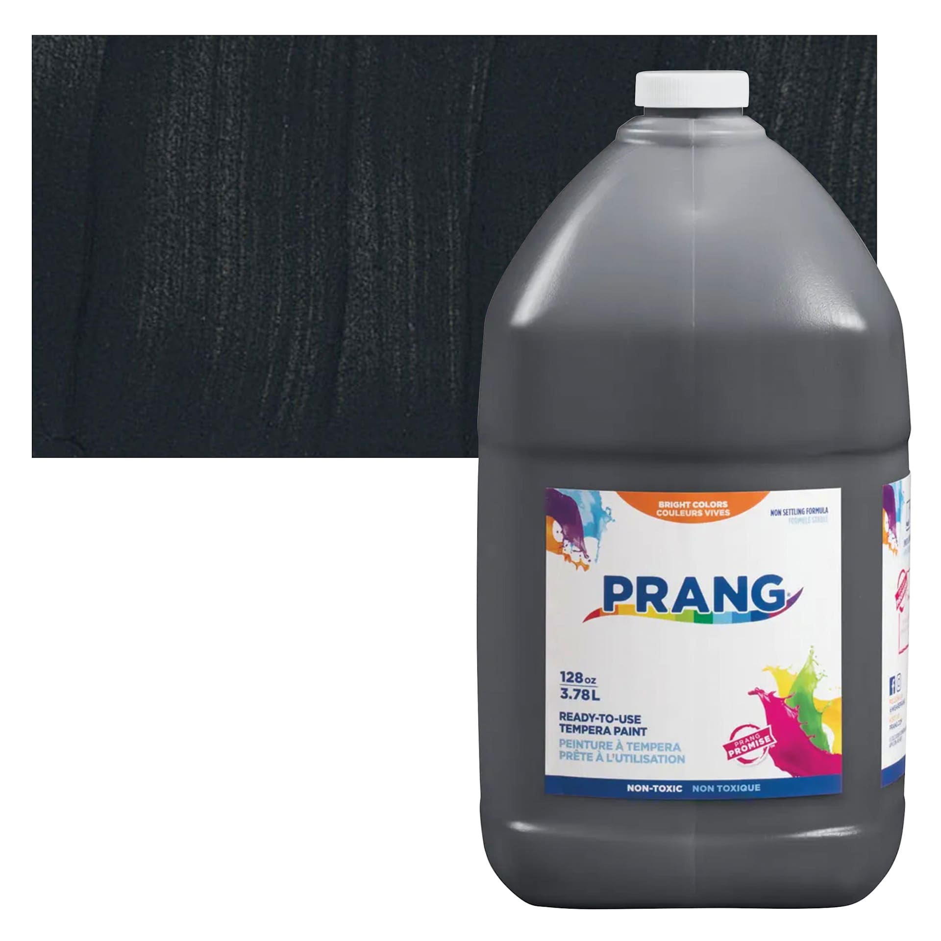 Prang Ready-To-Use Tempera Paint - Black, Gallon