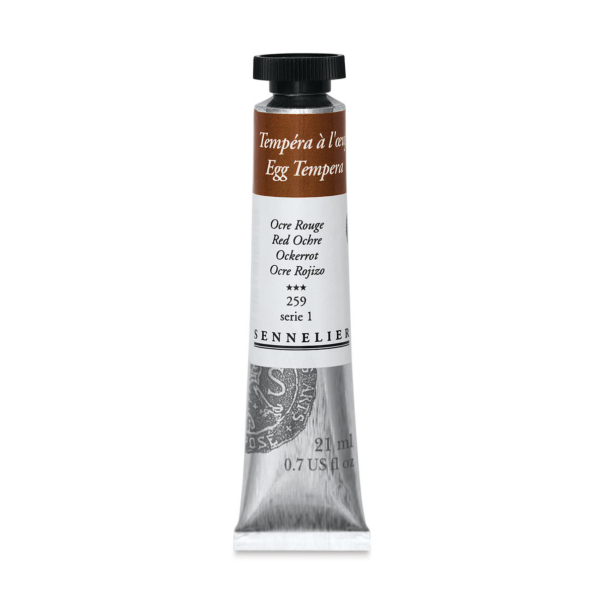Sennelier Artists Egg Tempera - Red Ochre, 21 ml tube