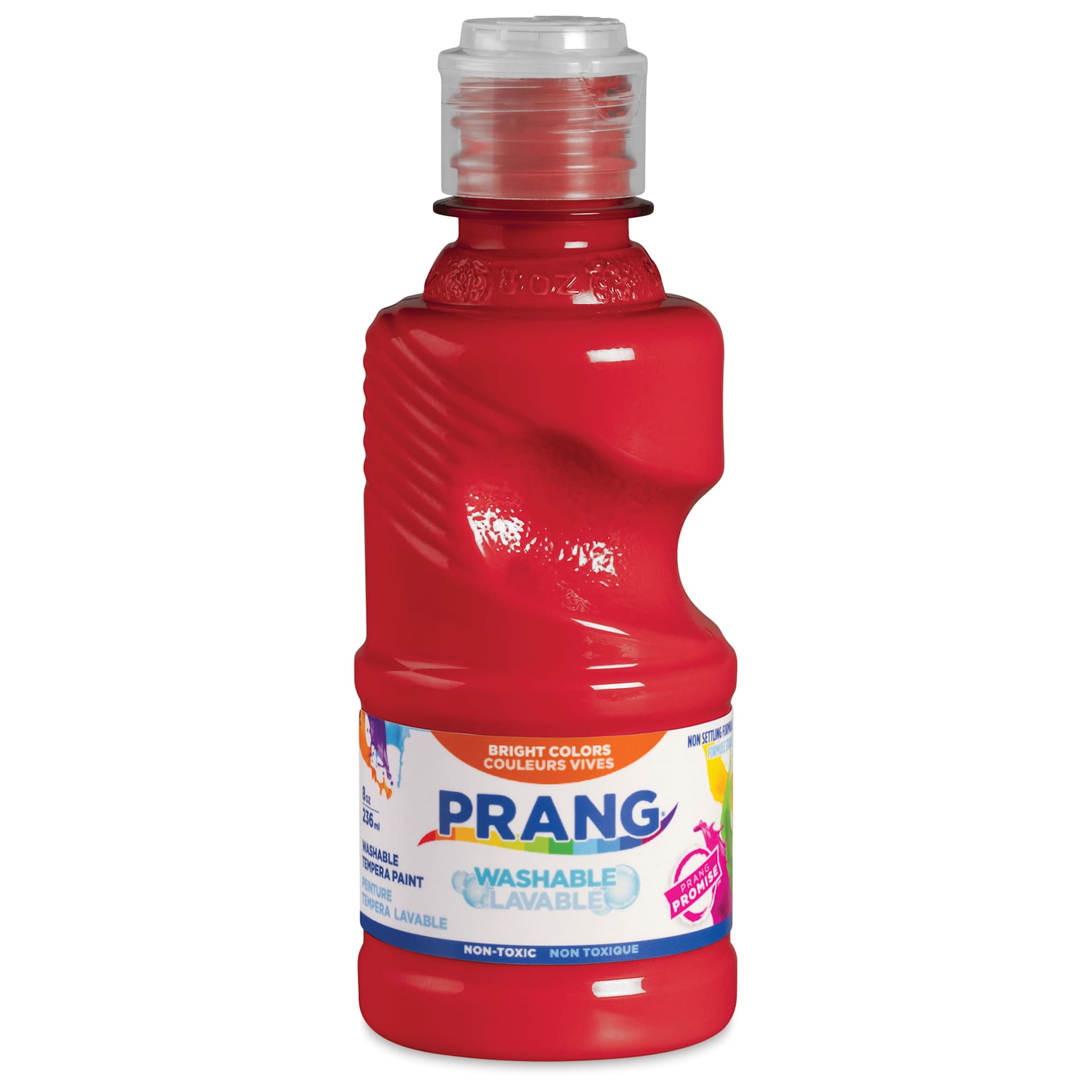 Prang Ready-To-Use Washable Tempera Paints - Red, 8 oz