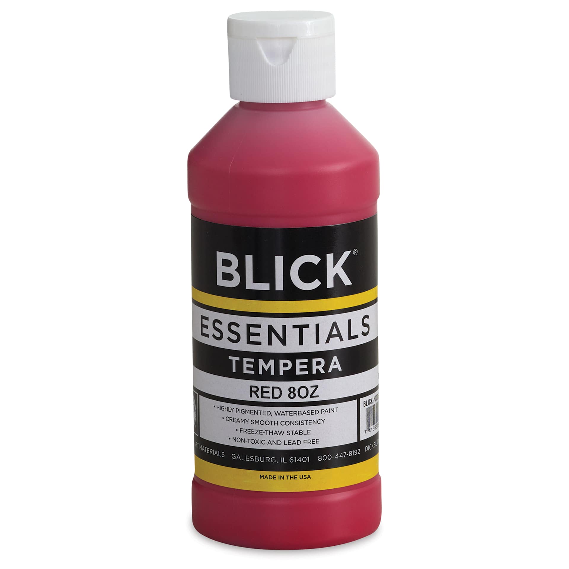 Blick Essentials Tempera - Red, 8 oz bottle