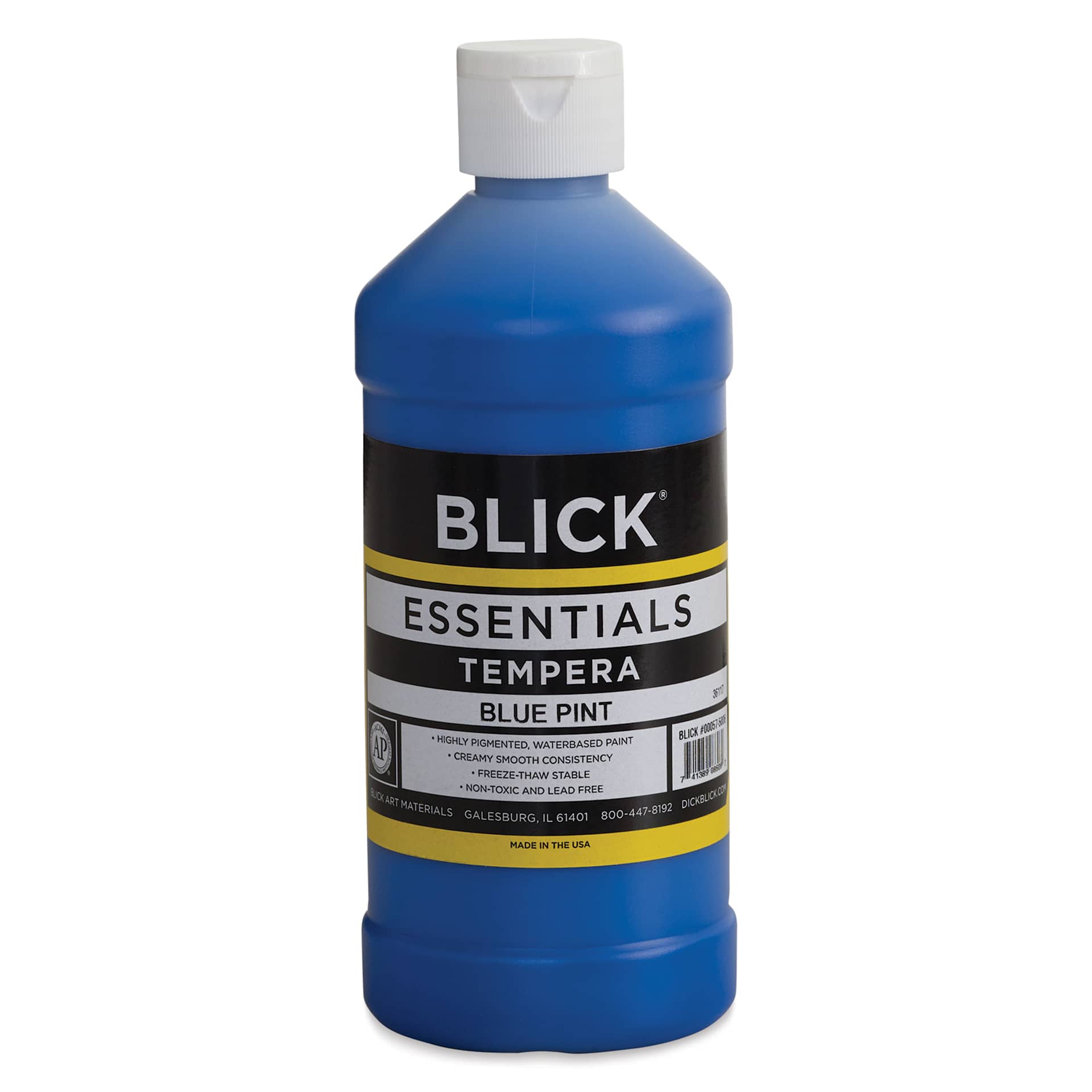 Blick Essentials Tempera - Blue, Pint Blick Essentials Tempera - Blue, Pint