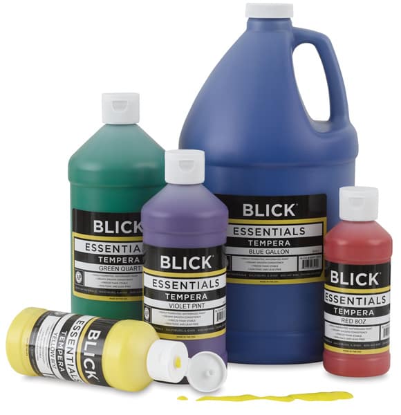 Blick Essentials Tempera Paint - Assortment of Sizes and Colors available Blick Essentials Tempera Paint - Assortment of Sizes and Colors available