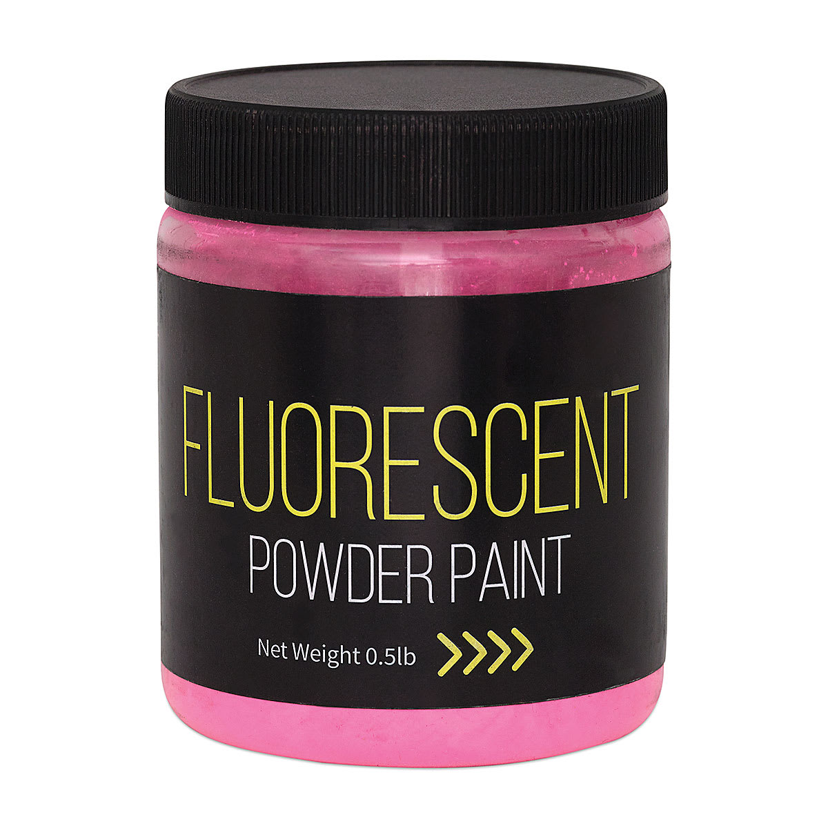 Richeson Powder Tempera Paint - Fluorescent Pink, 1/2 lb jar