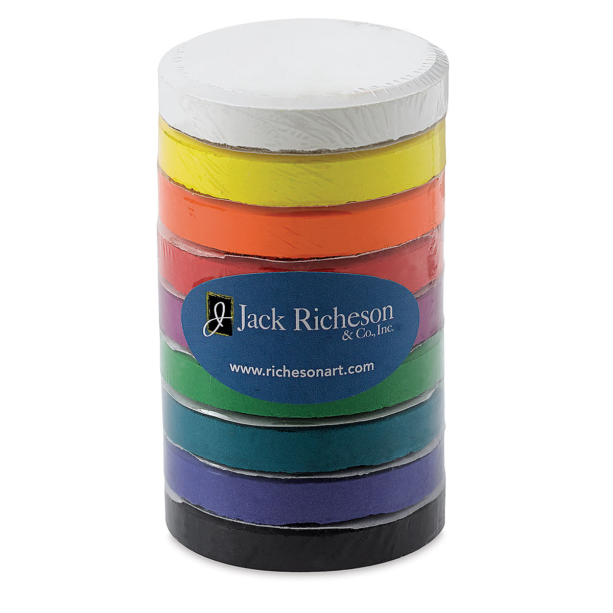 Richeson Tempera Cakes - Set of 9, Standard Colors, Mini Cakes