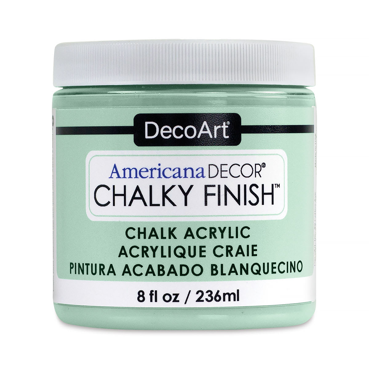 DecoArt Americana Decor Chalky Finish Paint - Refreshing, 8 oz jar
