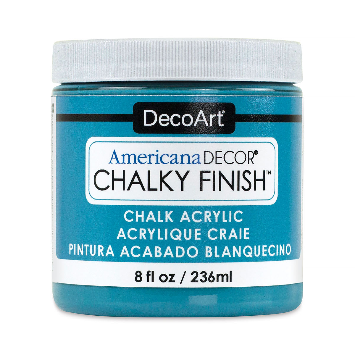 DecoArt Americana Decor Chalky Finish Paint - Treasure, 8 oz jar