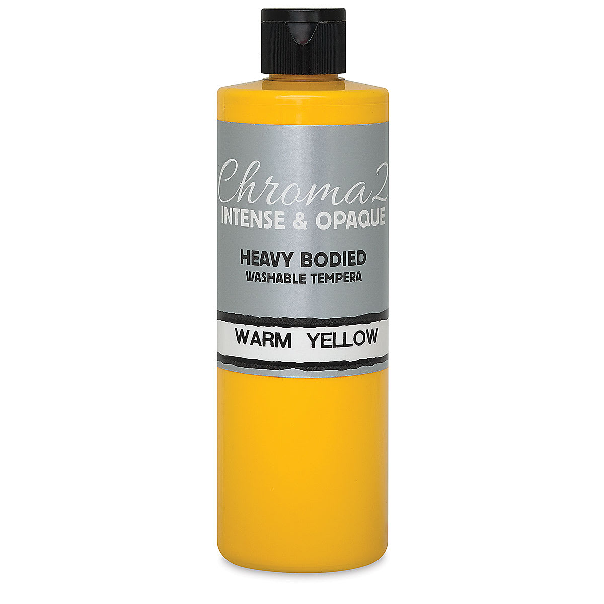 Chroma 2 Washable Tempera - 16 oz Bottle, Warm Yellow