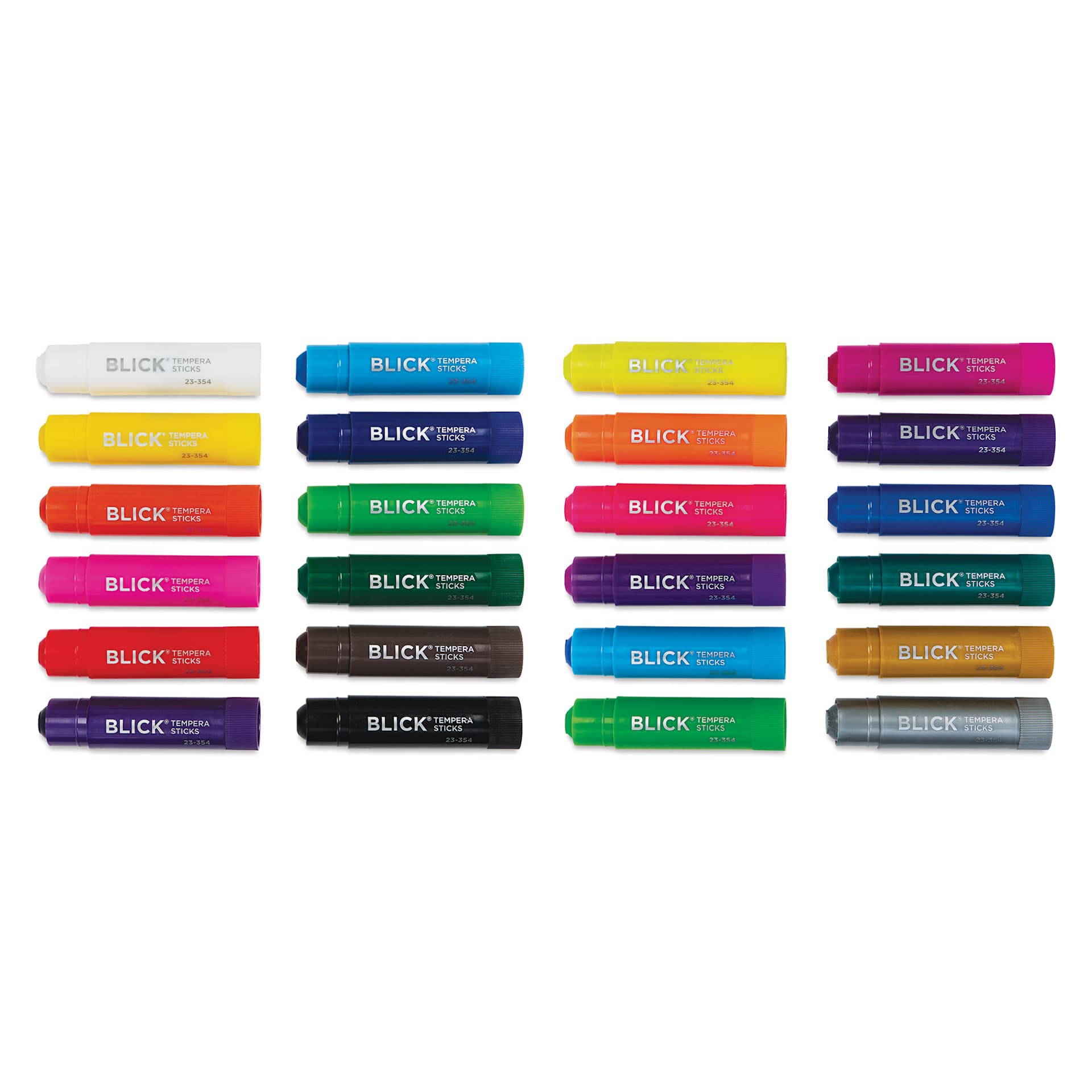 Blick Essentials Tempera Paint Sticks - Set of 24 Blick Essentials Tempera Paint Sticks - Set of 24