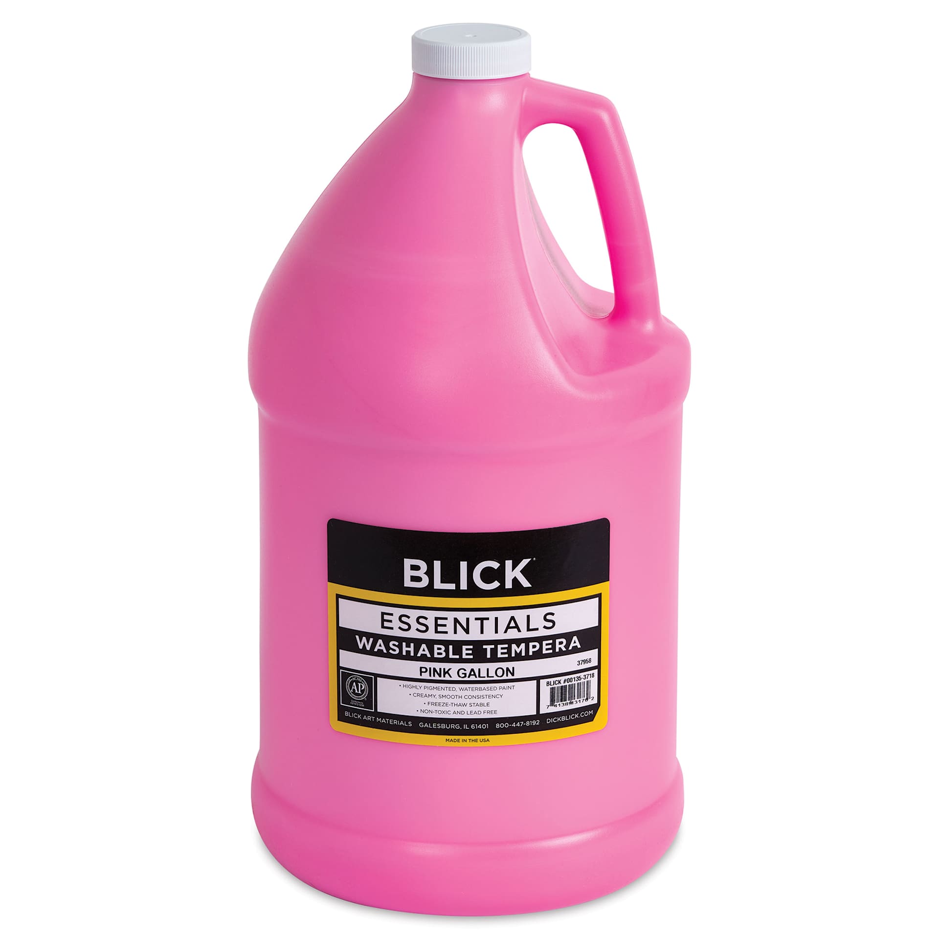 Blick Washable Tempera Paint - Pink, Gallon Blick Washable Tempera Paint - Pink, Gallon